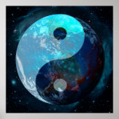 Earth Yin Yang Poster (Voorkant)