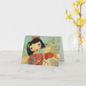 Eartha en de Engel, Blank Note Kaart (Gele Bloem)