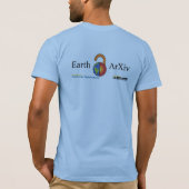 EarthArXiv lichtblauw T T-shirt (Achterkant)