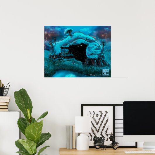 EarthBeast Poster (Thuiskantoor)