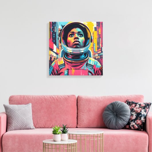 EARTHBOUND-3 CANVAS AFDRUK (Insitu (Woonkamer))