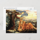 Earthbound by Evelyn De Morgan, Victoriaans kunst Briefkaart (Voorkant / Achterkant)