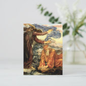 Earthbound by Evelyn De Morgan, Victoriaans kunst Briefkaart (Staand voorkant)
