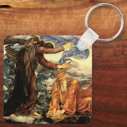 Earthbound by Evelyn De Morgan, Victoriaans kunst Sleutelhanger (Achterkant)