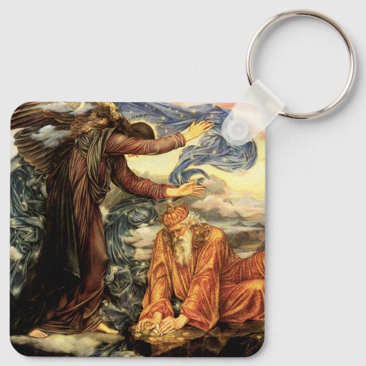 Earthbound by Evelyn De Morgan, Victoriaans kunst Sleutelhanger (Achterkant)