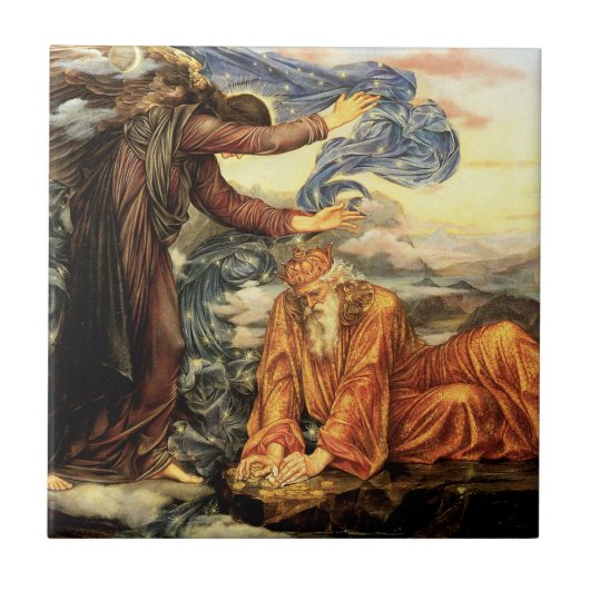 Earthbound by Evelyn De Morgan, Victoriaans kunst Tegeltje (Voorkant)