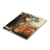 Earthbound by Evelyn De Morgan, Victoriaans kunst Tegeltje (Zijkant)