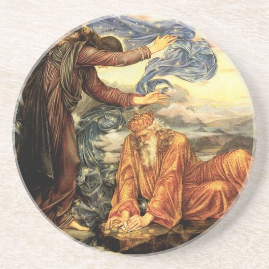 Earthbound by Evelyn De Morgan, Victoriaans kunst Zandsteen Onderzetter (Voorkant)