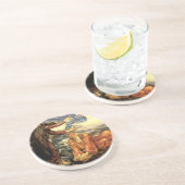 Earthbound by Evelyn De Morgan, Victoriaans kunst Zandsteen Onderzetter (Zijkant)