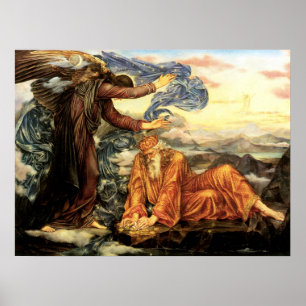 Earthbound door Evelyn De Morgan, Victoriaanse kun Poster