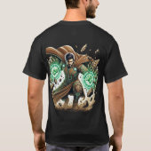 Earthbound Guardian – Superheld T-shirt (Achterkant)