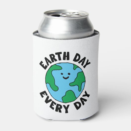 EarthDay Alledaags milieuvriendelijk pictogram Hap Blikjeskoeler (Blikje Voorkant)
