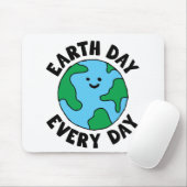 EarthDay Alledaags milieuvriendelijk pictogram Hap Muismat (Met muis)