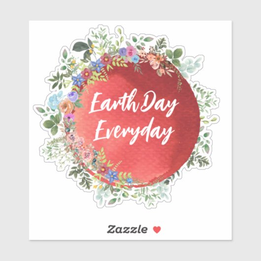 EarthDay Alledaagse Sticker (Vel)