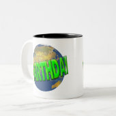Earthday T Shirten en Gifts Tweekleurige Koffiemok (Voorkant links)