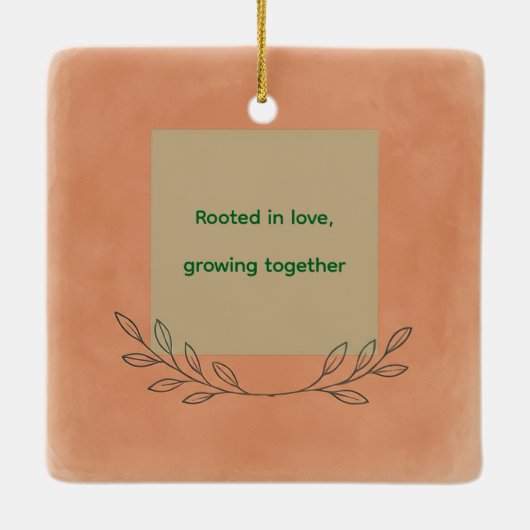 Earthen Arch Family Keepsake Ornament (Achterkant)