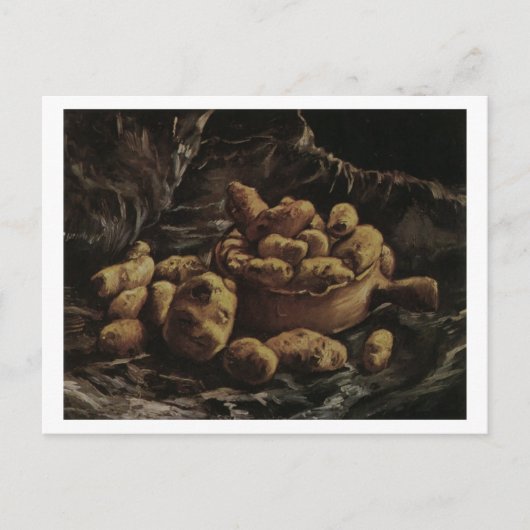 Earthen Bowl en Potates, Vincent van Gogh Briefkaart (Voorkant)