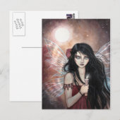 Earthen Dusk Fantasy Fairy Briefkaart (Voorkant / Achterkant)