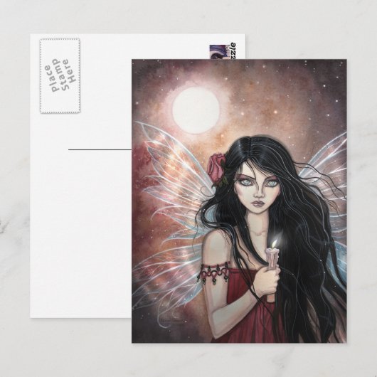 Earthen Dusk Fantasy Fairy Briefkaart (Voorkant / Achterkant)