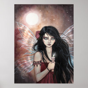 Earthen Dusk Mystical Fairy Poster