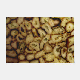 Earthen Green Gold Quartz Agates Deurmat