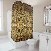 Earthen Green Gold Quartz Agates Douchegordijn (In situ)