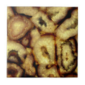 Earthen Green Quartz Agates Tegeltje (Voorkant)