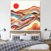 Earthen Majesty Canvas Afdruk (Insitu (Slaapkamer))