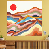 Earthen Majesty Canvas Afdruk (Insitu (Woonkamer))