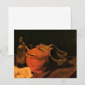Earthenware, Bottle and Clogs van Vincent van Gogh (Voorkant / Achterkant)