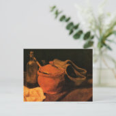 Earthenware, Bottle and Clogs van Vincent van Gogh Briefkaart (Staand voorkant)