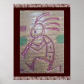 Earthenware Kokopelli Poster (Voorkant)