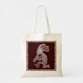 Earthenware Kokopelli Tote Bag (Voorkant)