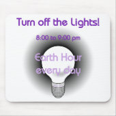 EarthHour4 Muismat (Voorkant)