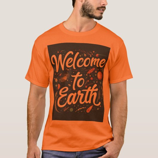 Earthly Greetings t-shirts design is het beste des (Voorkant)