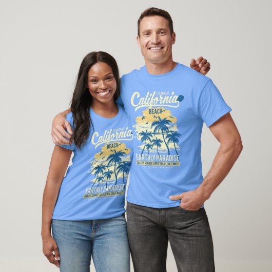 Earthly Paradise California Beach T-shirt (Unisex)