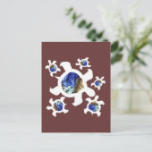 Earthly Turtles Briefkaart (Staand voorkant)