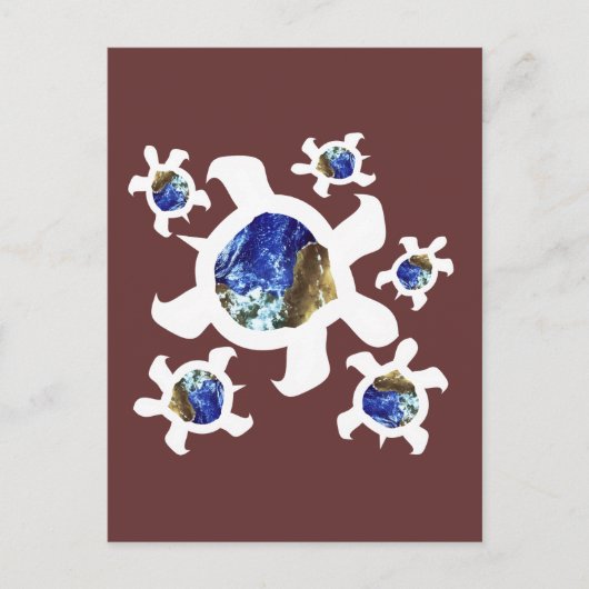 Earthly Turtles Briefkaart (Voorkant)