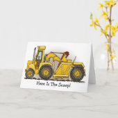 Earthmover Construction Note-Kaart Kaart (Gele Bloem)