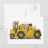 Earthmover Construction Post Card Briefkaart (Voorkant / Achterkant)