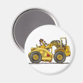 Earthmover Pan Scraper Bouwmagneten Magneet (Voorkant / Achterkant)
