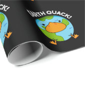 Earthquack Funny Aardbeving Pun Dark BG Cadeaupapier (Rol Hoek)