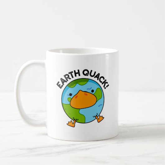 Earthquack Funny Earthquake Pun Koffiemok (Links)