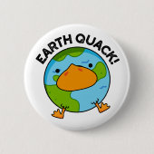 Earthquack Funny Earthquake Pun Ronde Button 5,7 Cm (Voorkant)