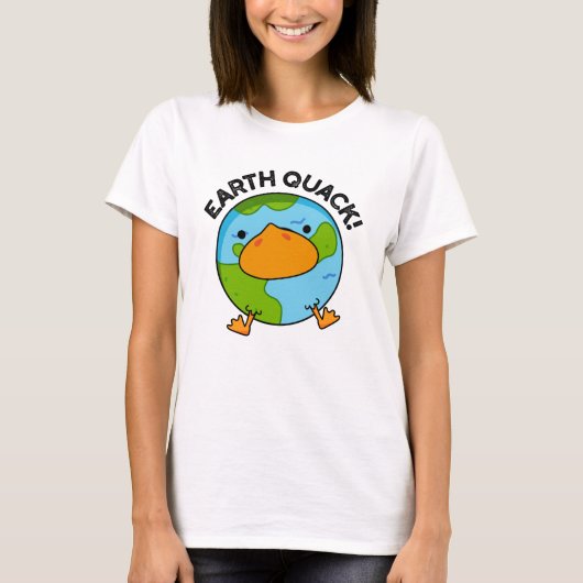 Earthquack Funny Earthquake Pun T-shirt (Voorkant)