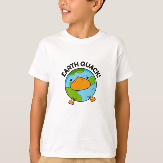 Earthquack Funny Earthquake Pun T-shirt (Voorkant)