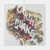 EARTHQUAKE Glass Ornament (Voorkant)