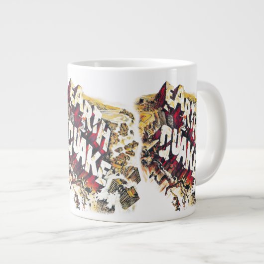 EARTHQUAKE Jumbo Mok (Voorkant rechts)