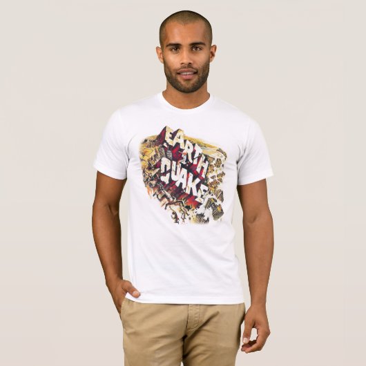 EARTHQUAKE T-Shirt (Voorkant volledig)