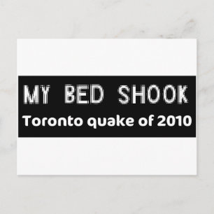 EARTHQUAKE Toronto Briefkaart